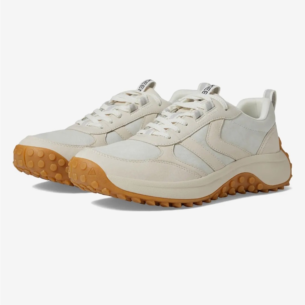 ⭐️ KEEN Women's KS86 Lea Leather Sneaker Birch/Star White
